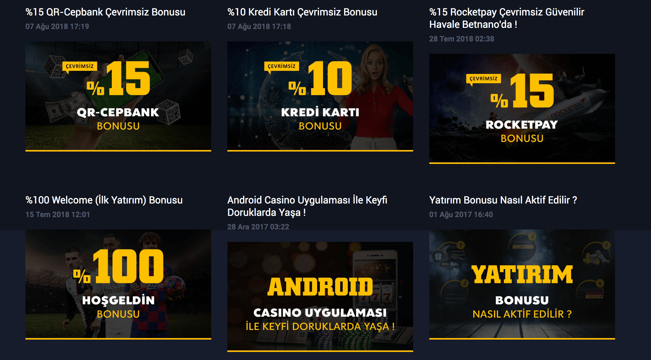 Betnano Promosyonları
